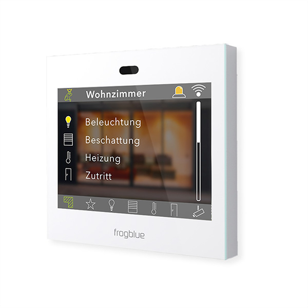 frogDisplay, Touchscreen-Steuerung 