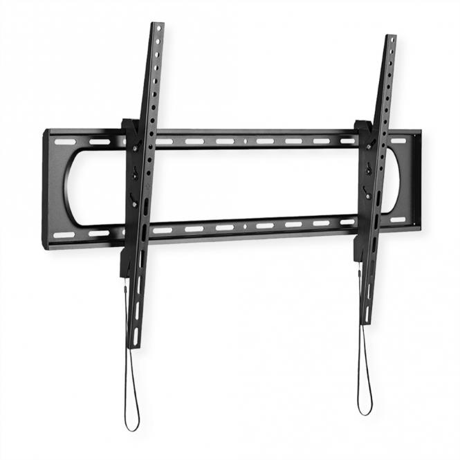 TV-Wandhalterung, 80mm Wandabstand, neigbar, <304,8cm/120-Zoll, <120kg, schwarz 