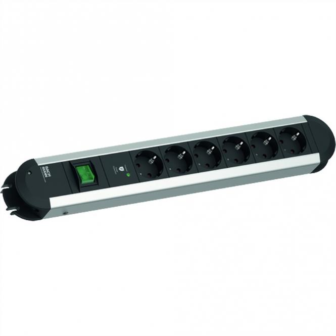 PRIMO 6xCEE7/3 1xSPD-Plus 1xinterrupteur 2,0m CEE7/7 