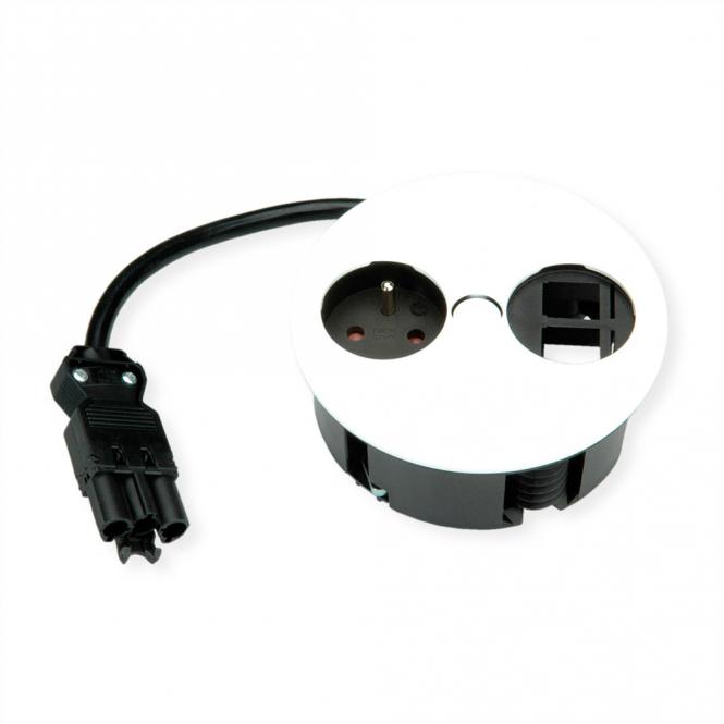 TWIST 1xUTE 2xKeystone weiss 30GE seidenmatt 