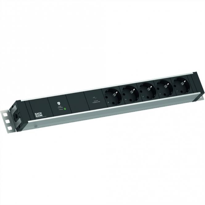 19-Zoll 1,5HE 5xCEE7/3 1xGVS-Plus 2,0m CEE7/7 