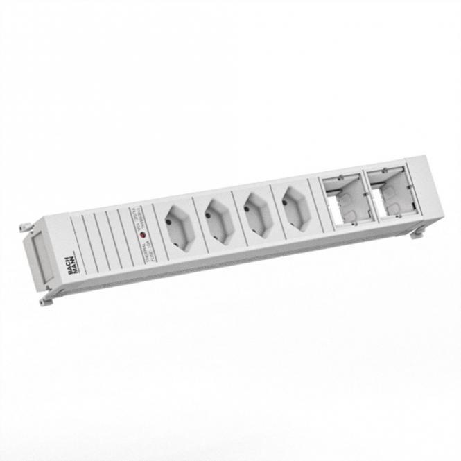 POWER FRAME 4xCH 0° 2xCM 0,2m GST18 RAL9010 