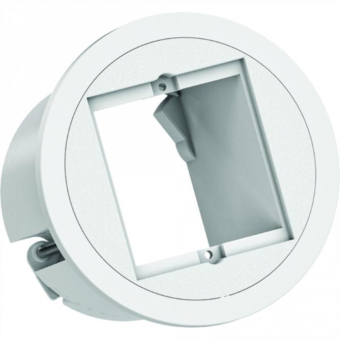 PIX 1xCM RAL9010 Zierring in Edelstahl-Optik 