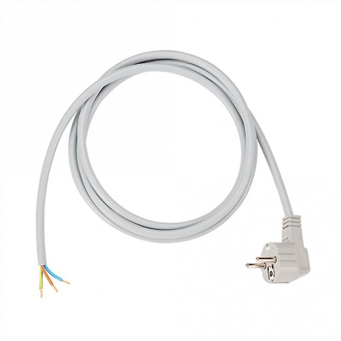 Zuleitung H05VV-F 3G1,5 3m, grau, einzel verpackt 