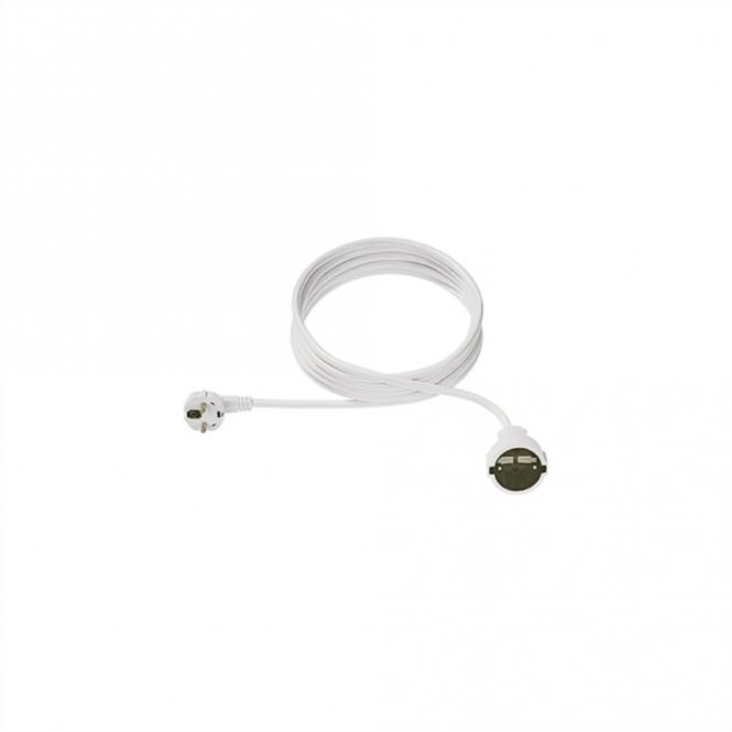 Extension cable, Schutzkontakt 230V 2m weiß 