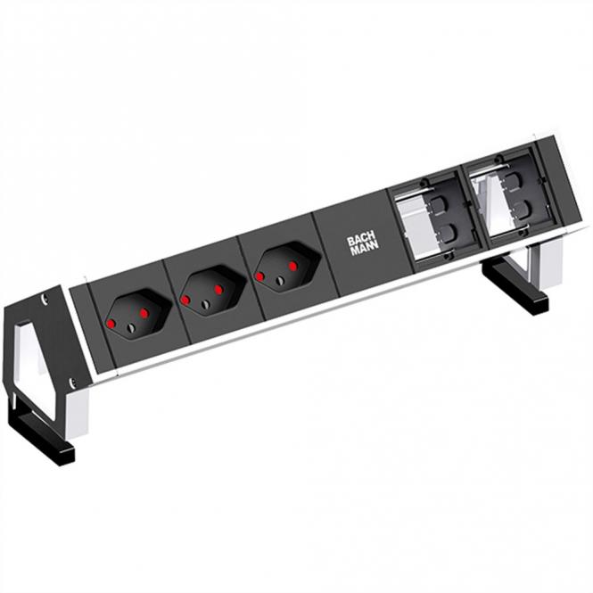 DESK2 3xCH T13 90° 2xCM, Strom 0,2m GST18 RAL9010, Großbritannien 