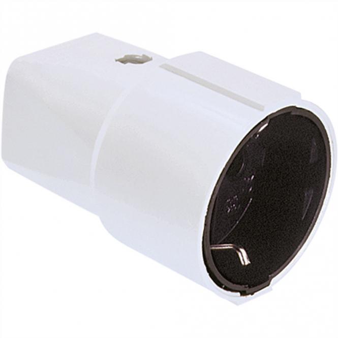 Schutzkontaktkupplung zentral, weiß 