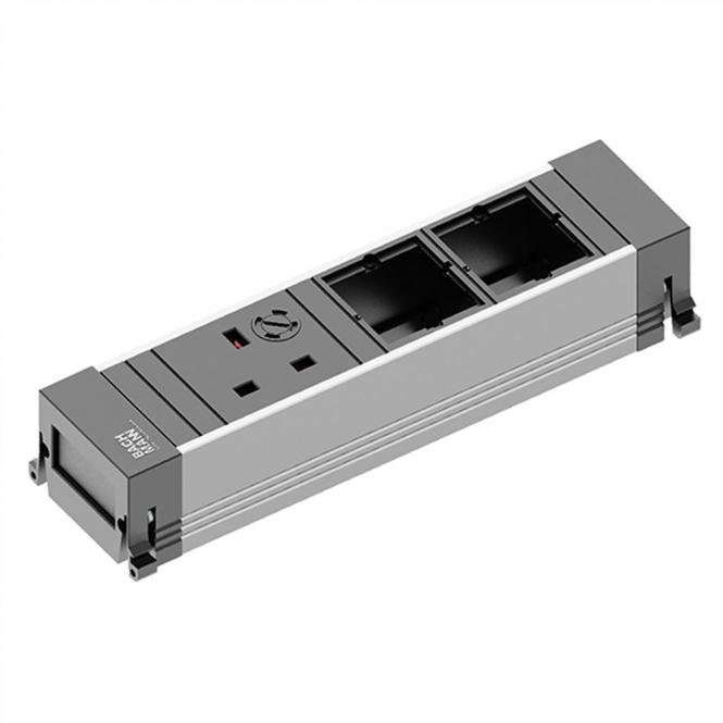 POWER FRAME 1xUK 3,15A 90° 2xCM, Strom 0,2m GST18 Großbritannien 