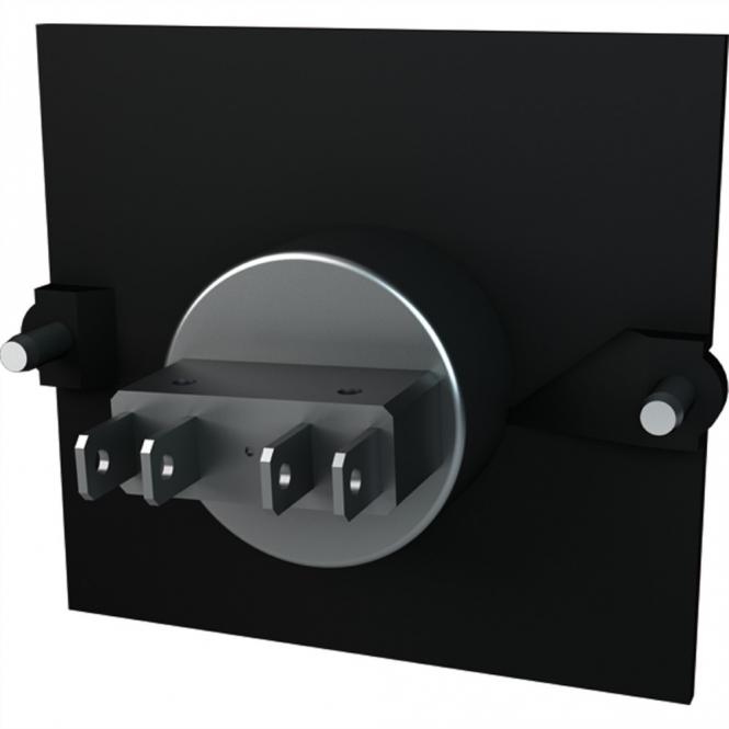 Rahmen 1xTaster Edelstahl 