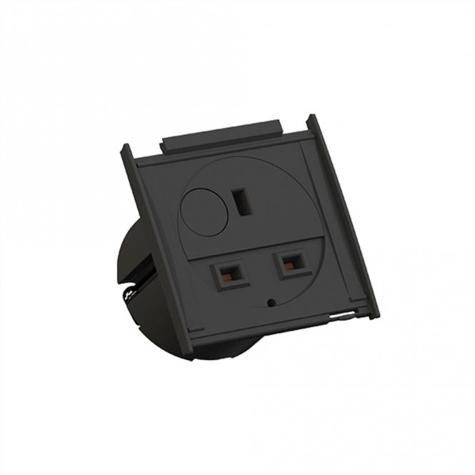 KAPSA XXS 1xUK schwarz, Strom 2,0m Großbritannien 