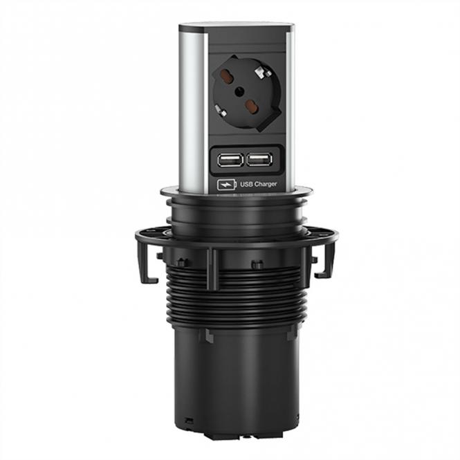 ELEVATOR 1xP40, USB Charger, Strom 2,0m AEH Italien 