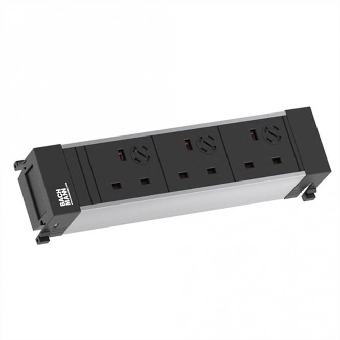 POWER FRAME 3xUK 90° 3,15A, courant 0,2m GST18 Grande-Bretagne 