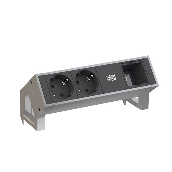 DESK2 2x contact de mise à la terre 1x ABD GST18 Inox 