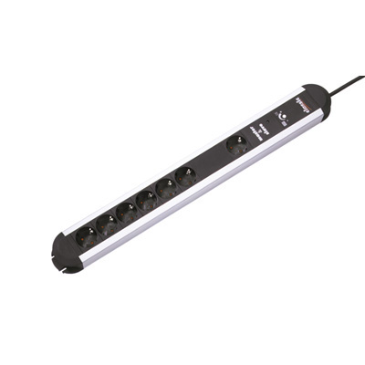 Multiprise, ALU, Master & Slave, 6x, 2,0m 