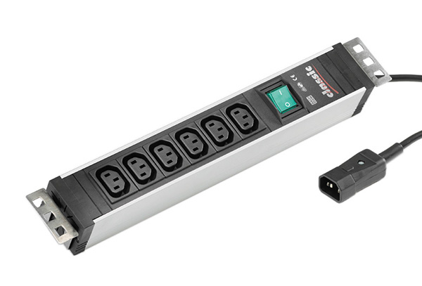 Prise multiple 6x prises PC / prise PC IEC320 C13/C14 