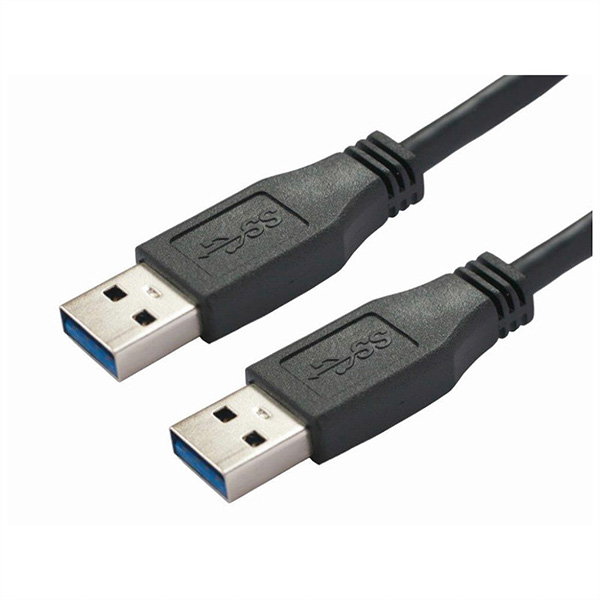 USB 3.0 Kabel A/A 1:1, schwarz, 2m 