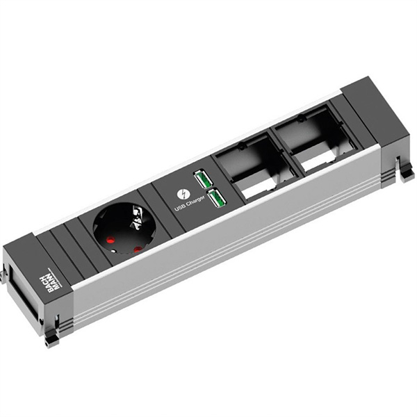 POWER FRAME Medium 1x Schutzkontakt 1x USB Charger 2x ABD 