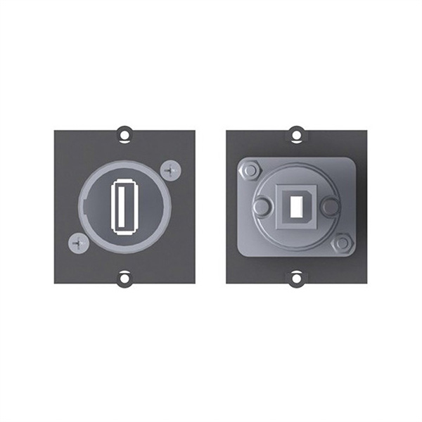 Rahmen 1 x USB 2.0A/B 