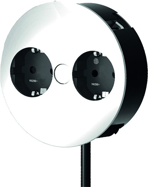 TWIST 2S, Steckdoseneinheit, 2x Schuko 