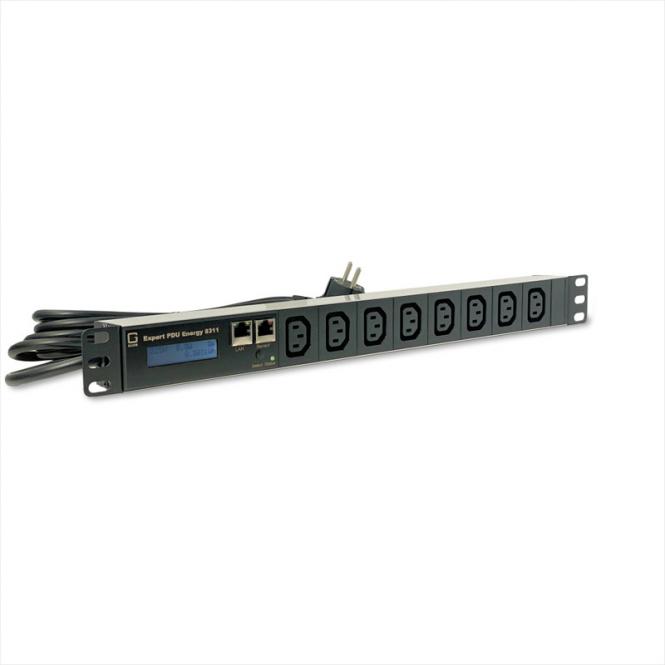 8311-3 metered PDU, 8x C13, avec possibilités de mesure/d'évaluation intégrées 