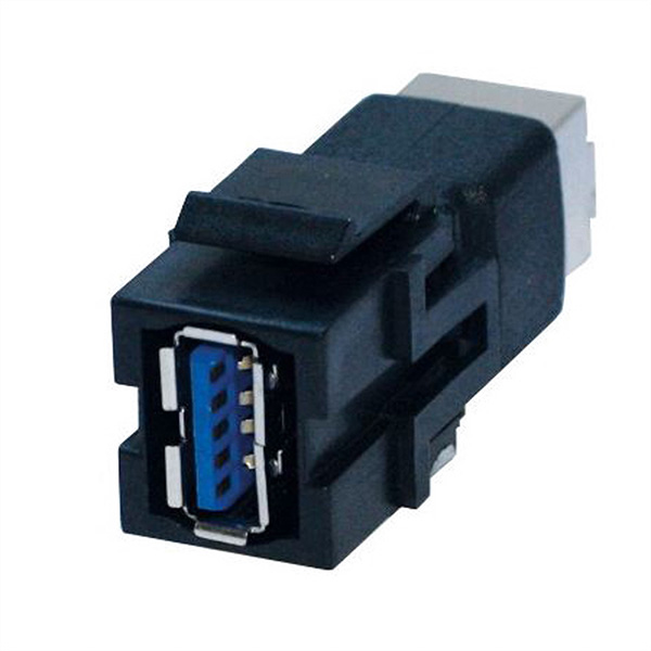 USB 3.0 Kupplung, A/B Buchse/Buchse, schwarz 