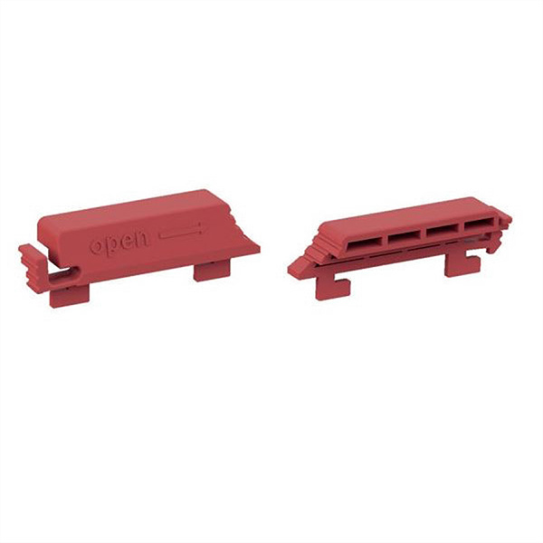 PDU Verriegelungs Clips, für C13 Buchsen, rot, 12 Set 