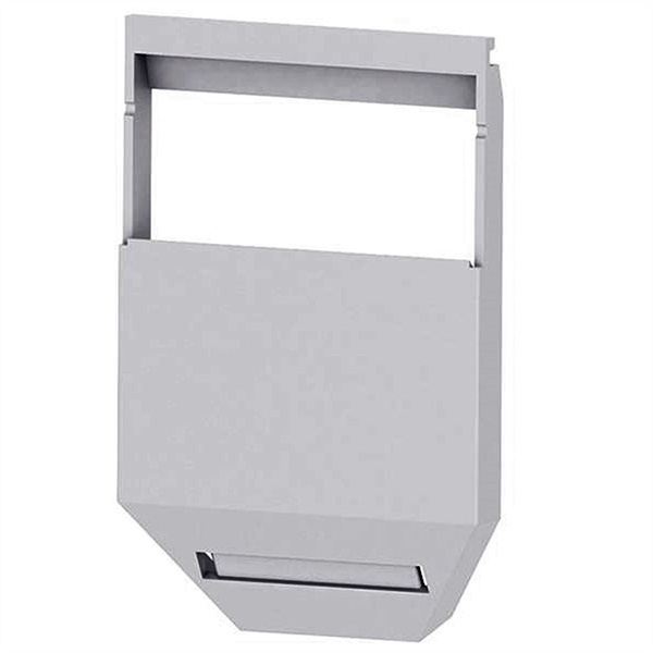 DESK2, verdeckte Kabelführung, Inox 