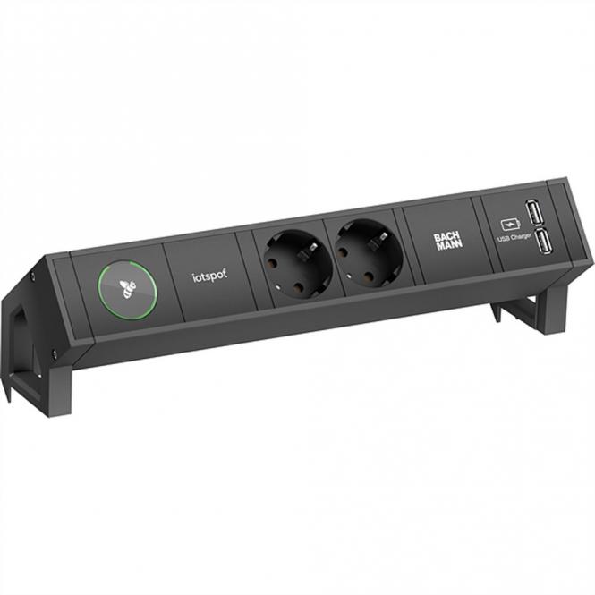 DESK2 1xIOTspot 2xSchutzkontakt, USB Charger 