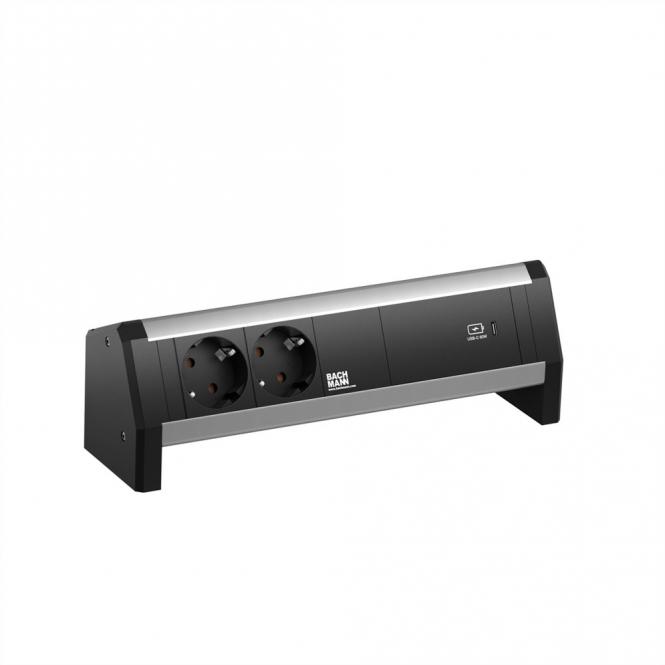 DESK 2xSchutzkontakt USB C, USB Charger 60W GST18 