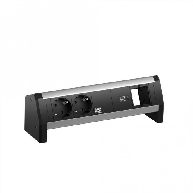 DESK 2xSchutzkontakt USB C, USB Charger 30W 1xABD GST18 