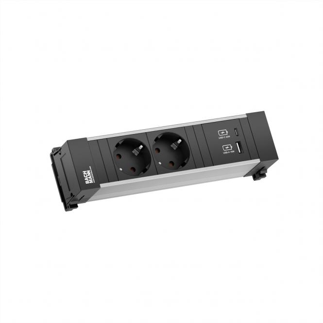 POWER FRAME 2xSchutzkt. USB A&C, USB Charger 22W 0,2m GST18 