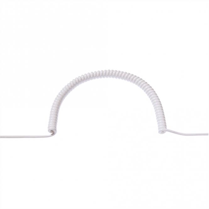 Wendelleitung 0,4m-1,6m ws 0,2m gerade, H05VV-F 3G1,5mm², teilw.abgemantelt AEH 