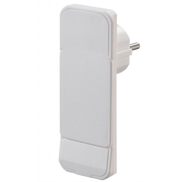 SMART PLUG Schutzkontakt Montagestecker, weiß 