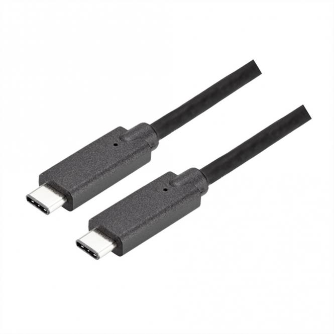 Câble USB-C 3.1 Gen2 1m noir PD 100W USB-C - USB-C 