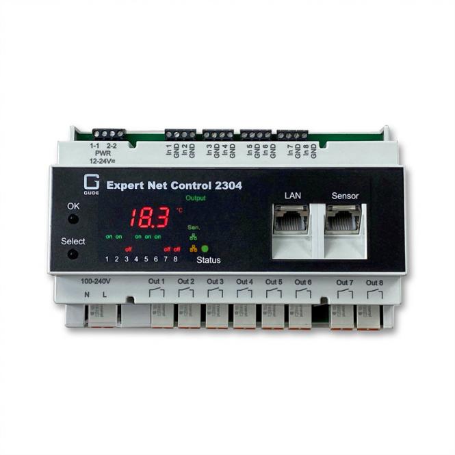 2304-1 Remote I/O 8xIn 8xOut, 1 port capteur, rail DIN 