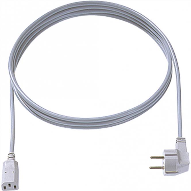 Zuleitung H05VV-F 3G1.0mm² grau, 3,0m, Typ 30/35 C13 