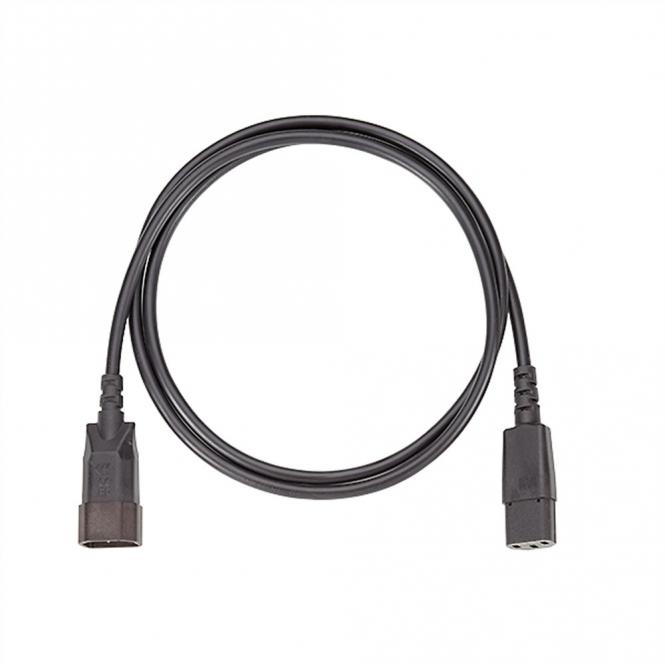 Verlängerung H05VV-F 3G1,0mm², L: 1,5m sw C13/C14 