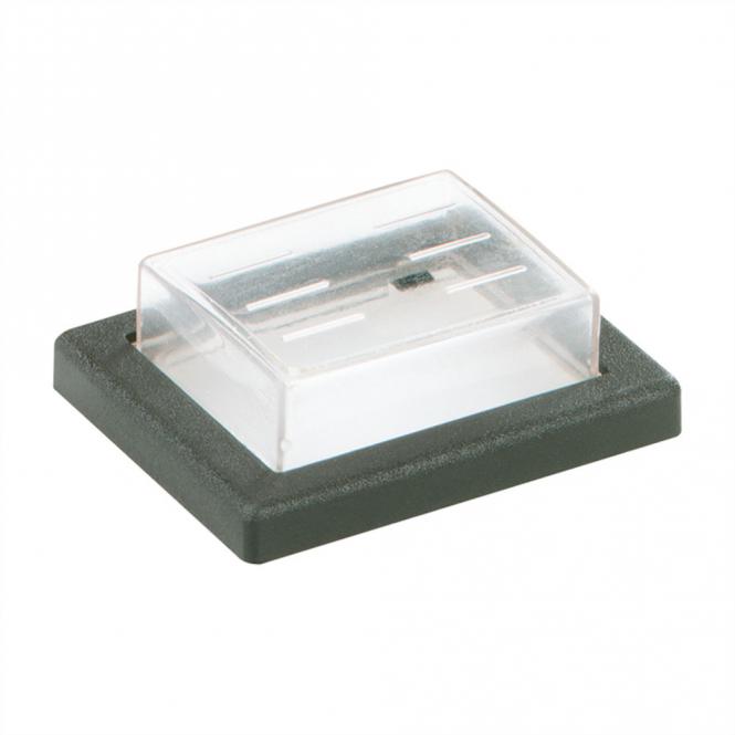 PVC-Kappen und Rahmen, Serie 2 2, für 2polig, klar/s 