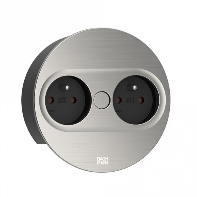 TWIST 2 2xUTE 2,0m AEH Edelstahl-Optik rund 