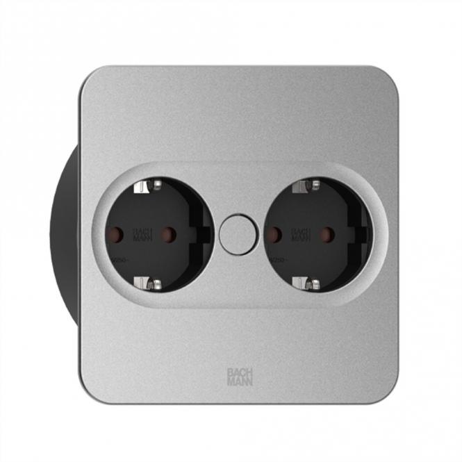 TWIST 2 2xCEE7/3 2,0m AEH silber eckig 