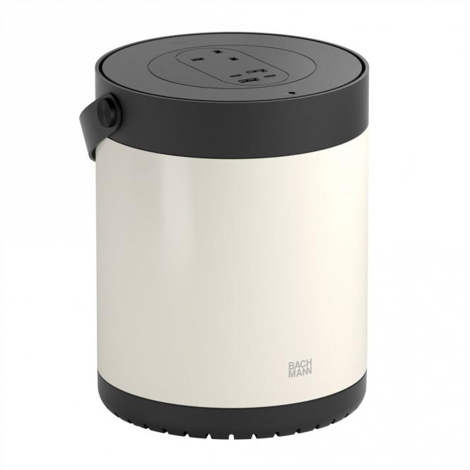 MOV:E POWER UNIT 1xUK 2x Charger USB-A/C, 220W, schwarz / weiß 