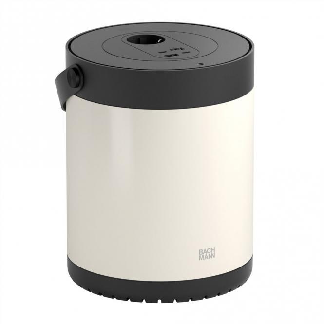 MOV:E POWER UNIT 1xCEE7/3 2x Charger USB-A/C, 220W, mit Security Lock Adapter, schwarz / weiß 