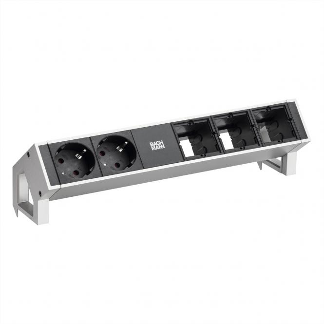 DESK2 2x Schutzkontakt 3x ABD GST18 Inox 