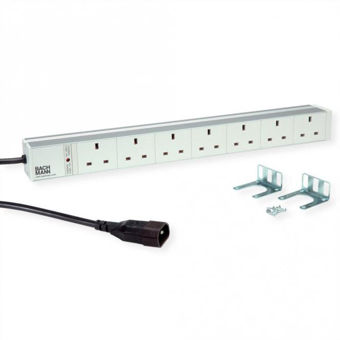 ALU 19z 1HE 7xUK, Strom 2m C14, Großbritannien 