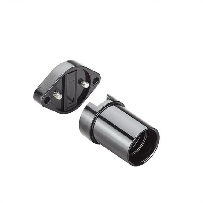 Douille illuminée E14, fixation sur un support solide 