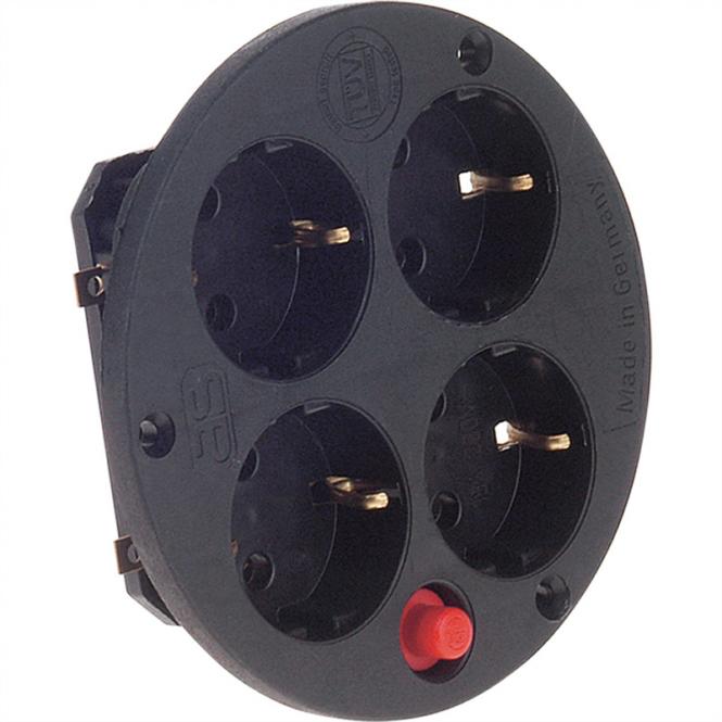 Insert de prise 4x S, Insert de prise 4f sans couvercle, Thermosch. 