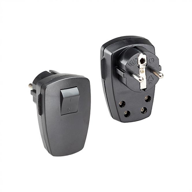 Fiche à contact de protection 