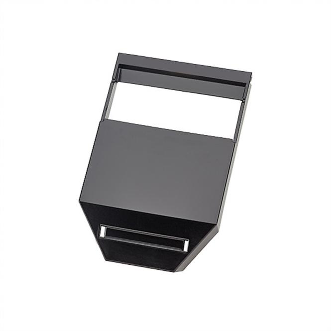 DESK2 Kabelführung RAL9005, lackiert schwarz 