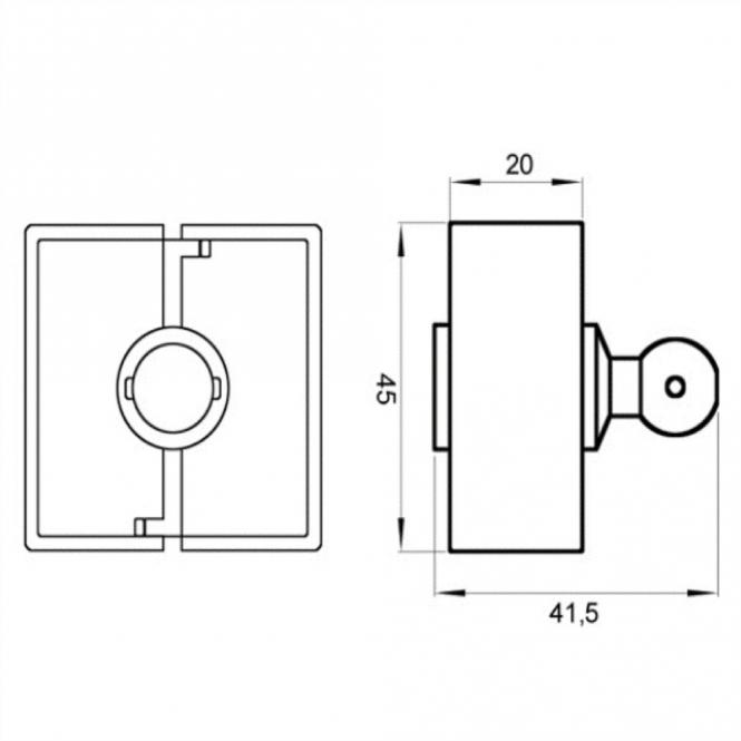 Serpentin pour câbles Quadro Set 