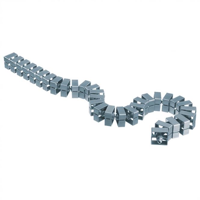 Kabelschlange® Quadro argent 